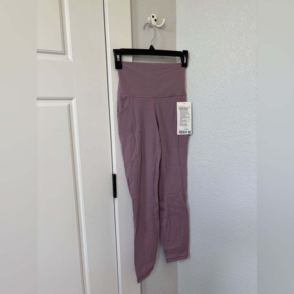 NWT!🍋🍋Lululemon Align HR Pant with Pockets 25”🍋🍋. Size 4. Color Lavender Lux. - Picture 9 of 16